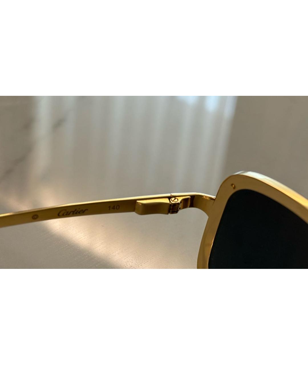 CARTIER Черные солнцезащитные очки, фото 4