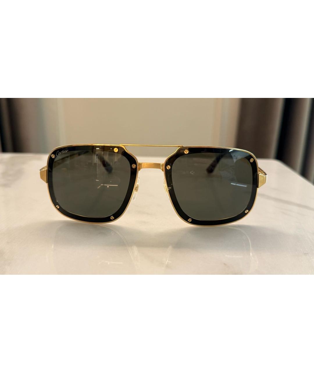 CARTIER Черные солнцезащитные очки, фото 8