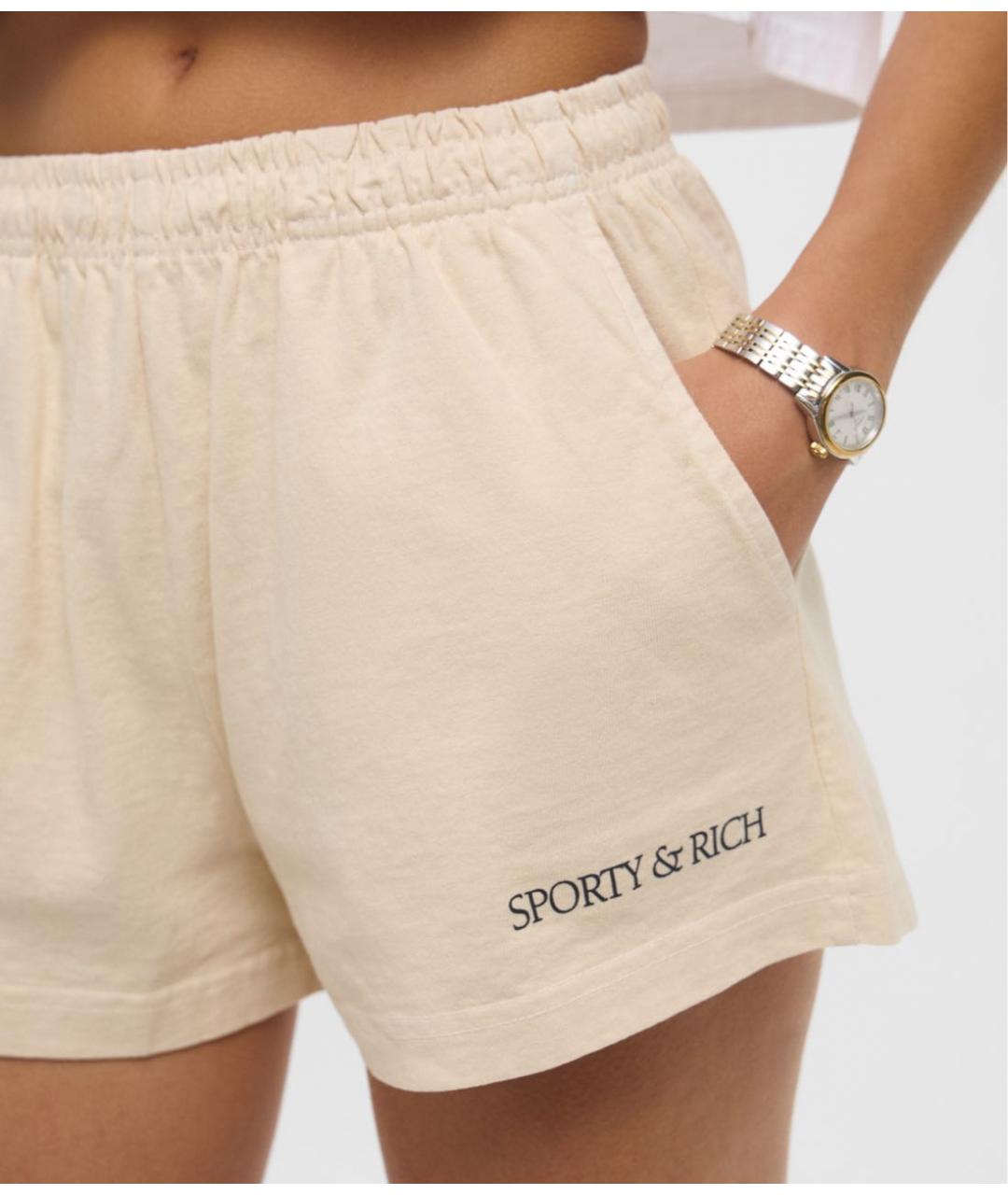 SPORTY AND RICH Бежевый хлопковый спортивные костюмы, фото 4