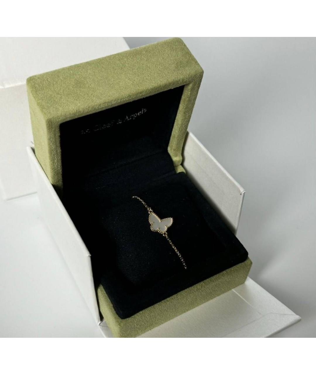 VAN CLEEF & ARPELS Белый браслет из желтого золота, фото 3