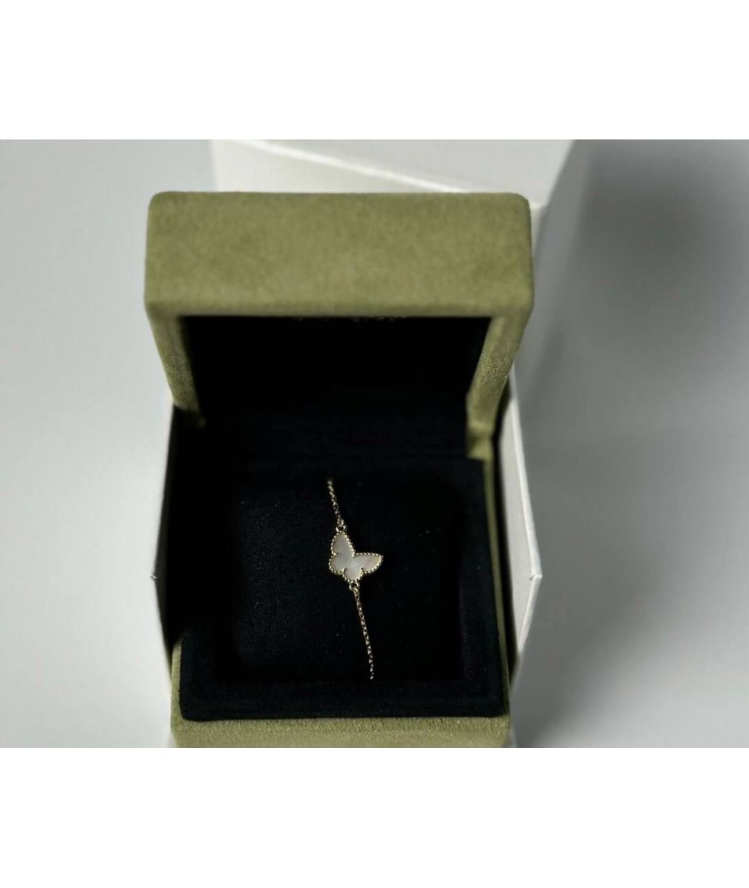 VAN CLEEF & ARPELS Белый браслет из желтого золота, фото 2