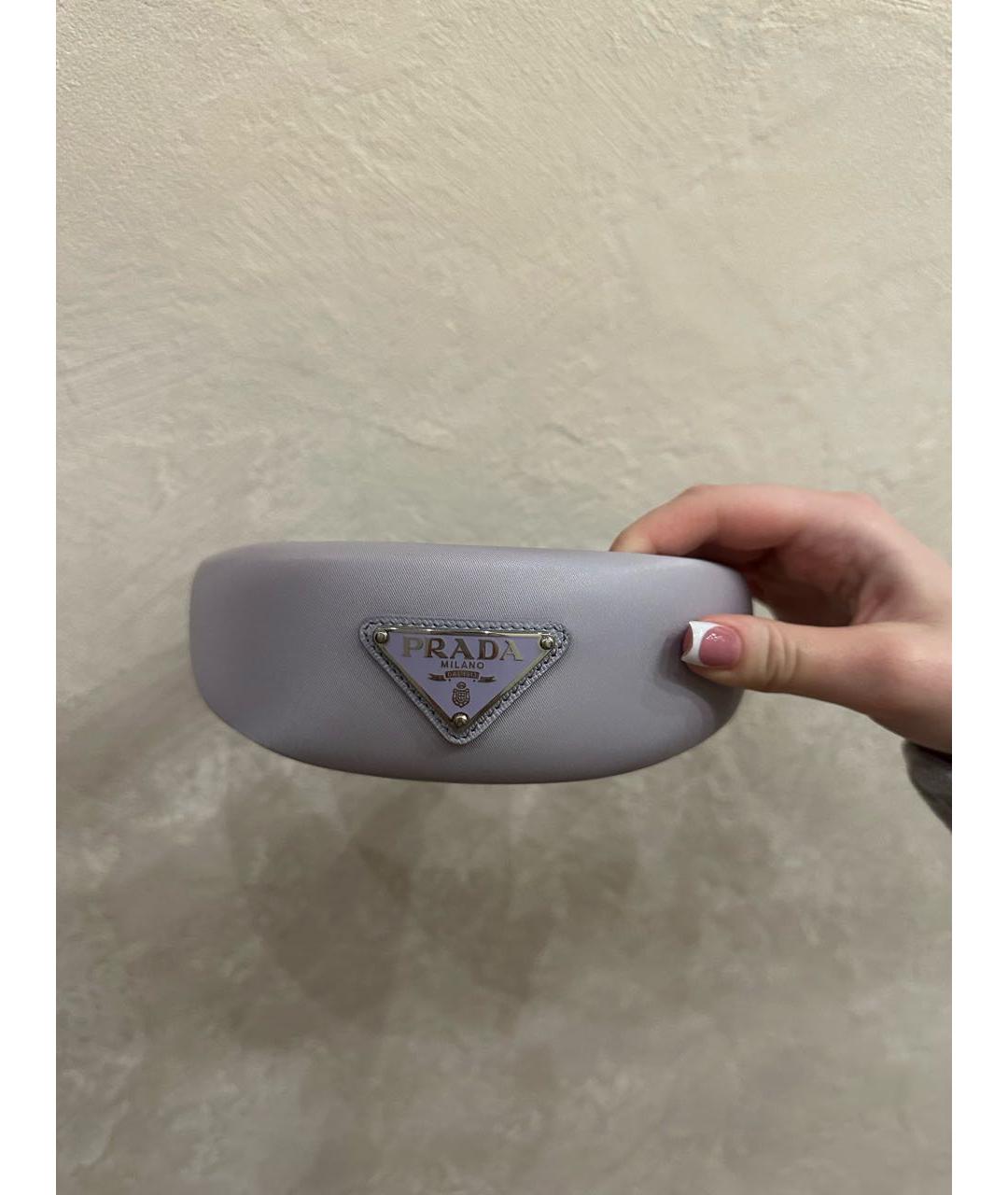PRADA Фиолетовый ободок, фото 5