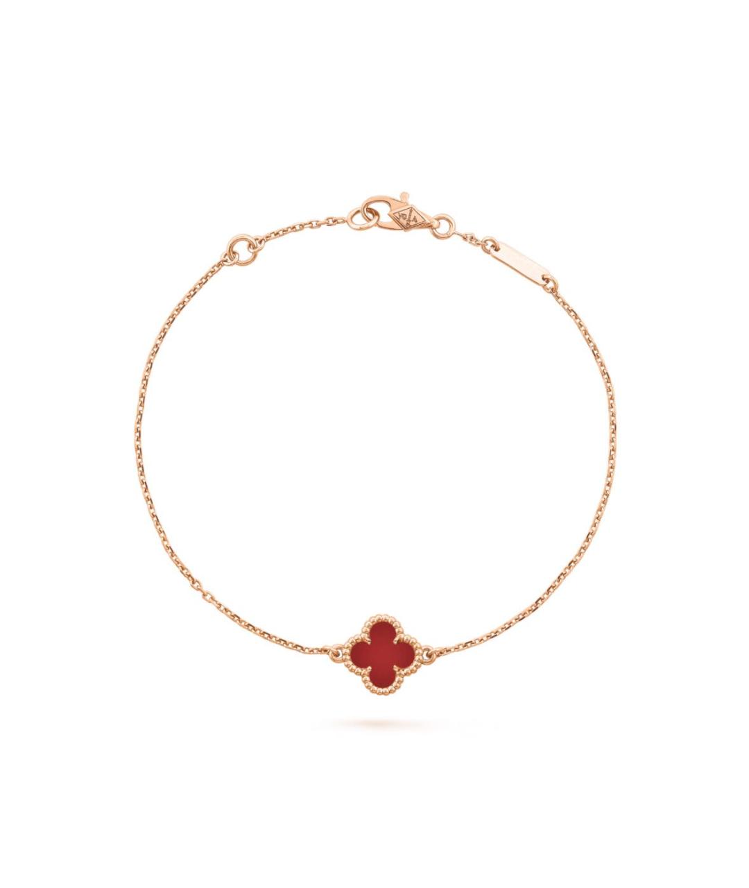 VAN CLEEF & ARPELS Красный браслет из розового золота, фото 8