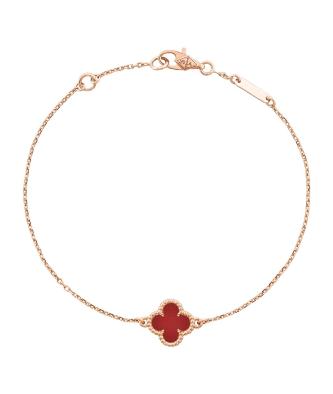 VAN CLEEF & ARPELS Красный браслет из розового золота, фото 1