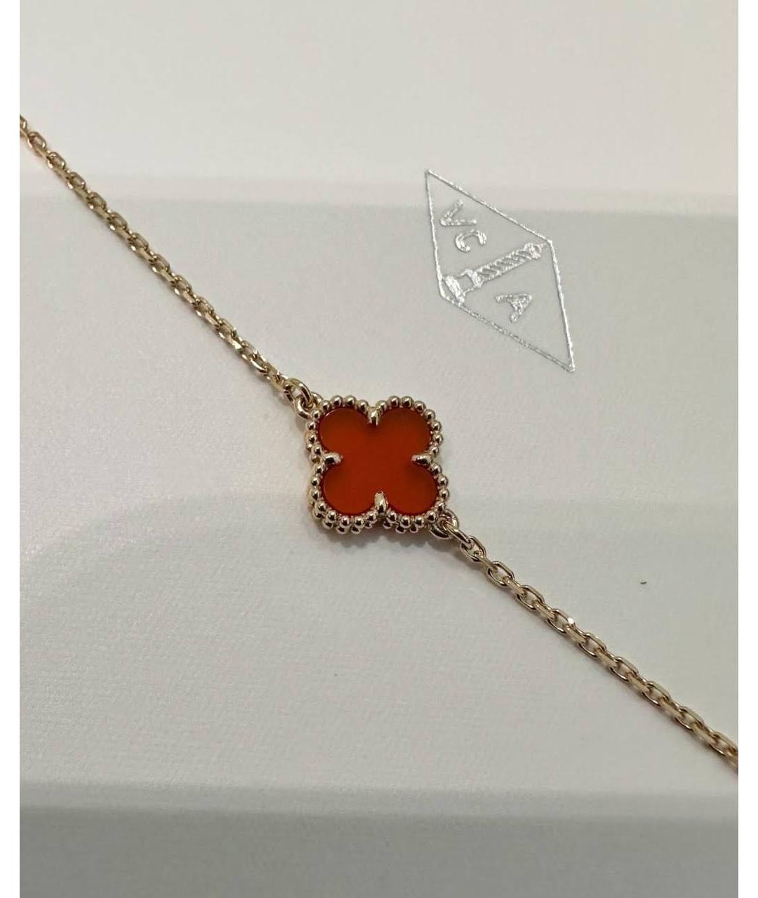 VAN CLEEF & ARPELS Красный браслет из розового золота, фото 4