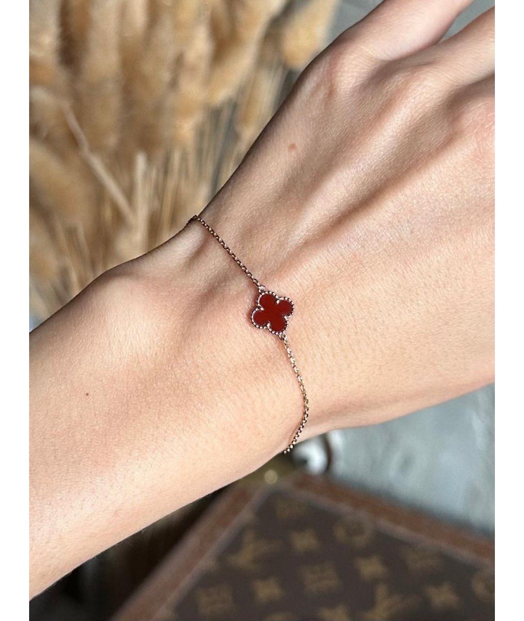 VAN CLEEF & ARPELS Красный браслет из розового золота, фото 6