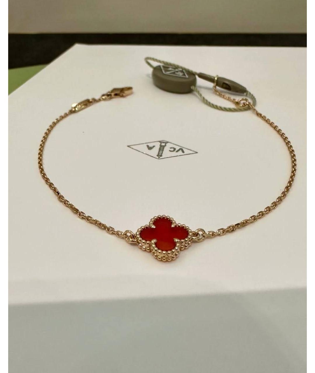 VAN CLEEF & ARPELS Красный браслет из розового золота, фото 5