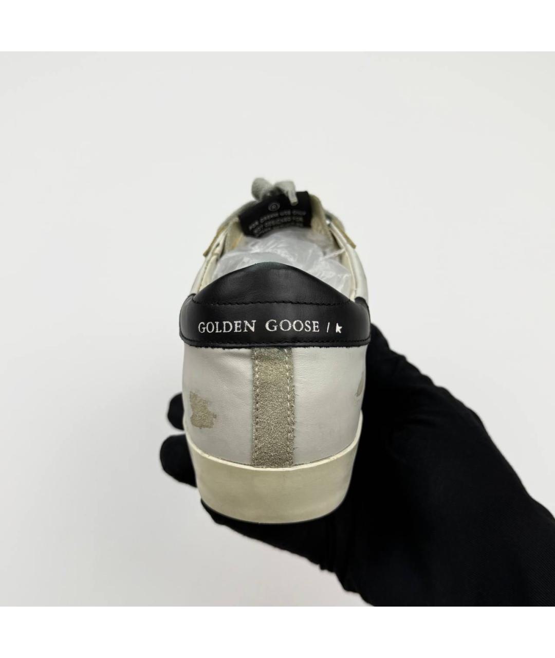 GOLDEN GOOSE DELUXE BRAND Белые кожаные кеды, фото 5