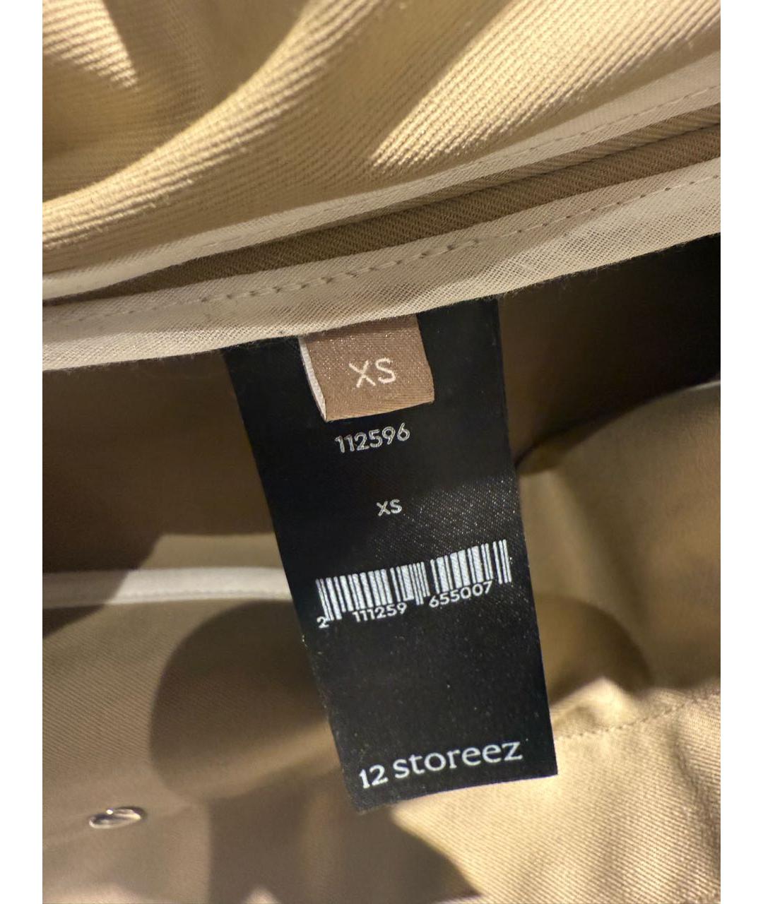 12 STOREEZ Бежевая хлопковая парка, фото 4