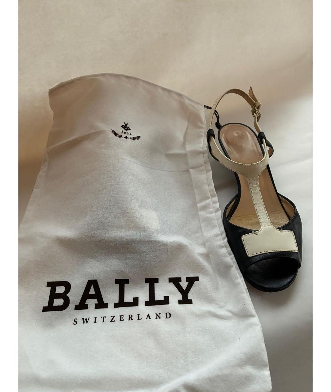 BALLY Темно-синие кожаные туфли, фото 7