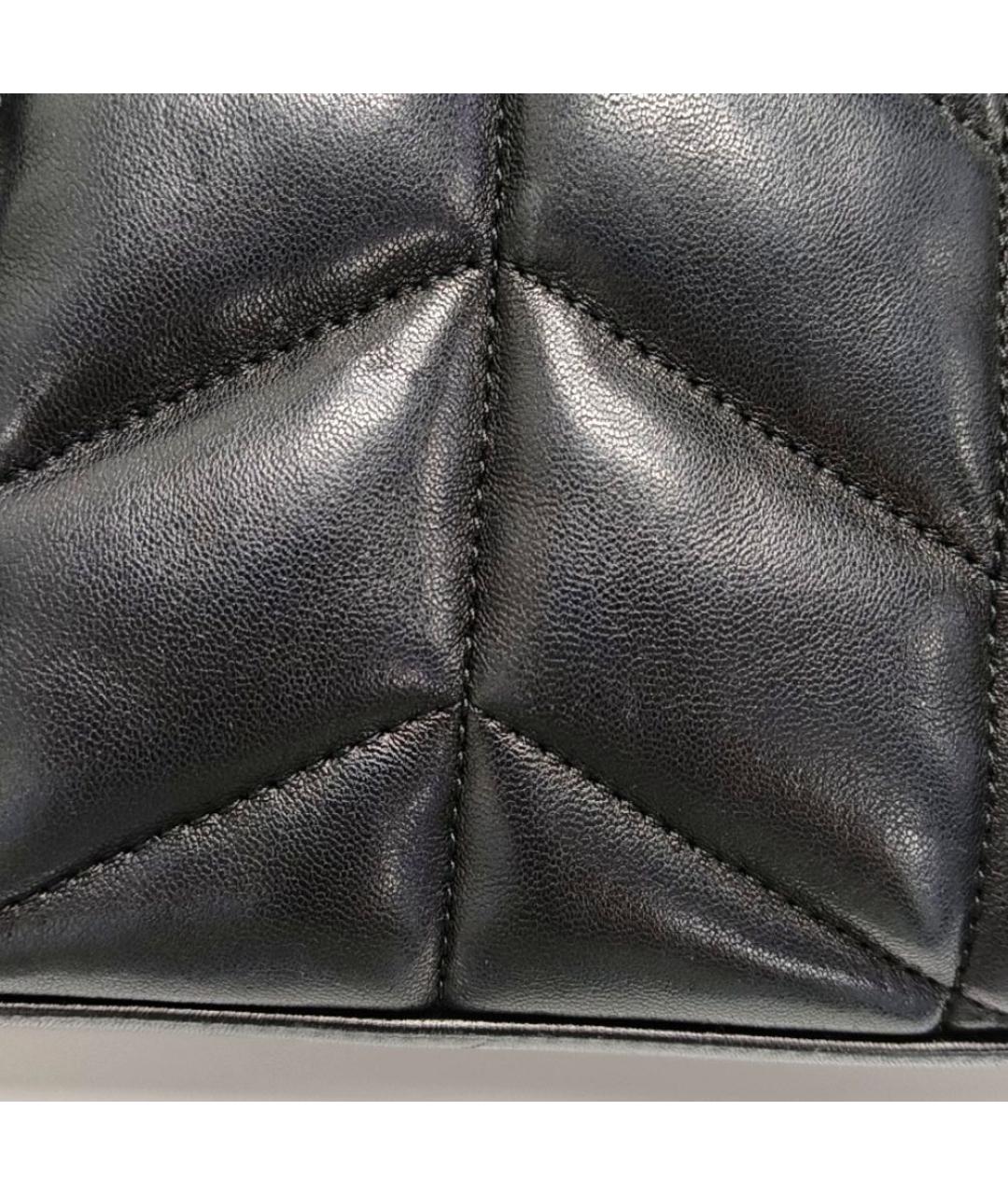 SAINT LAURENT Черная кожаная сумка через плечо, фото 4