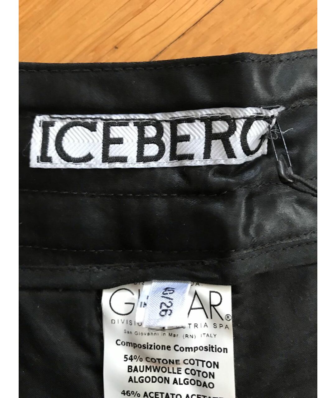ICEBERG Черные хлопковые шорты, фото 4
