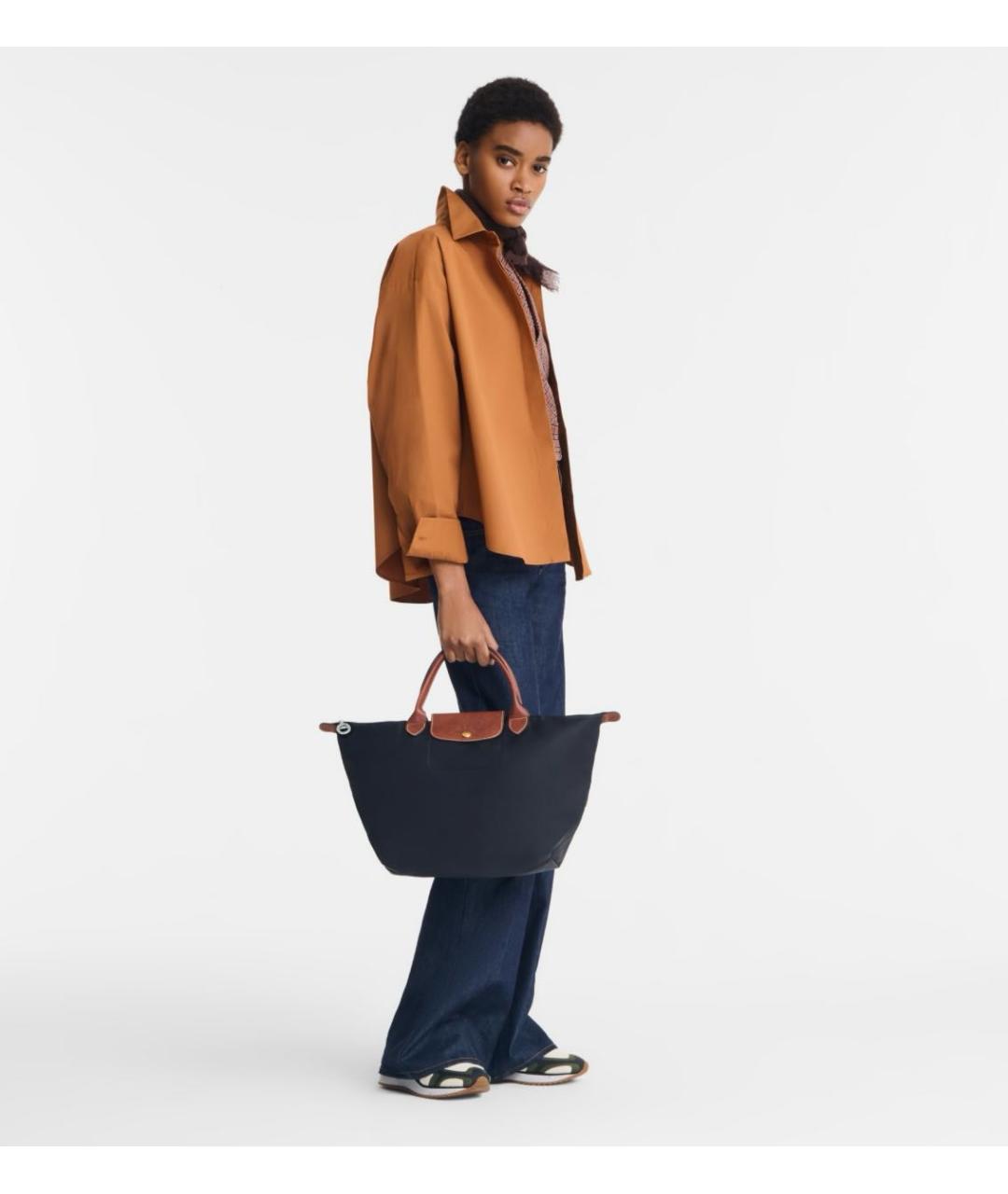 LONGCHAMP Черная сумка тоут, фото 5