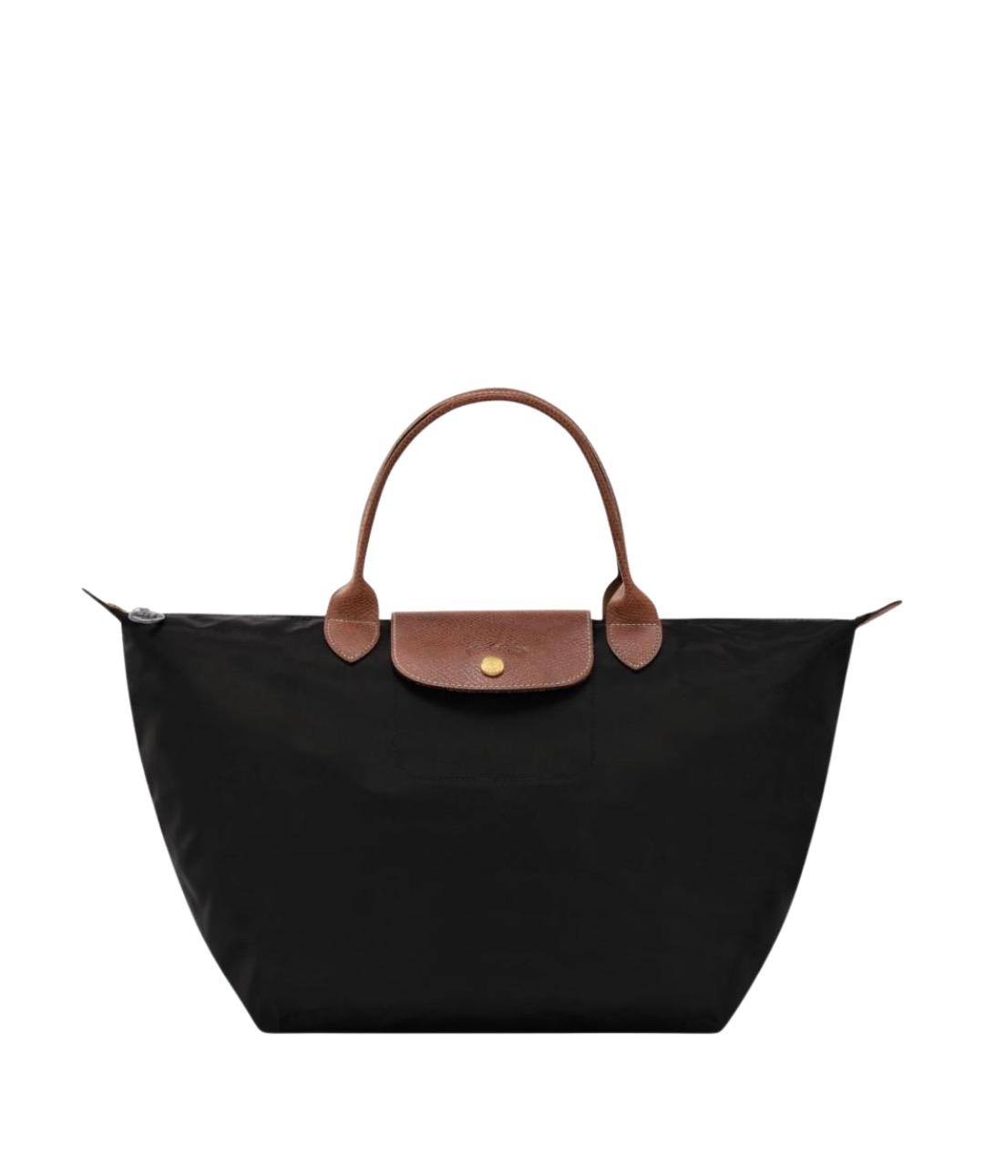 LONGCHAMP Черная сумка тоут, фото 1