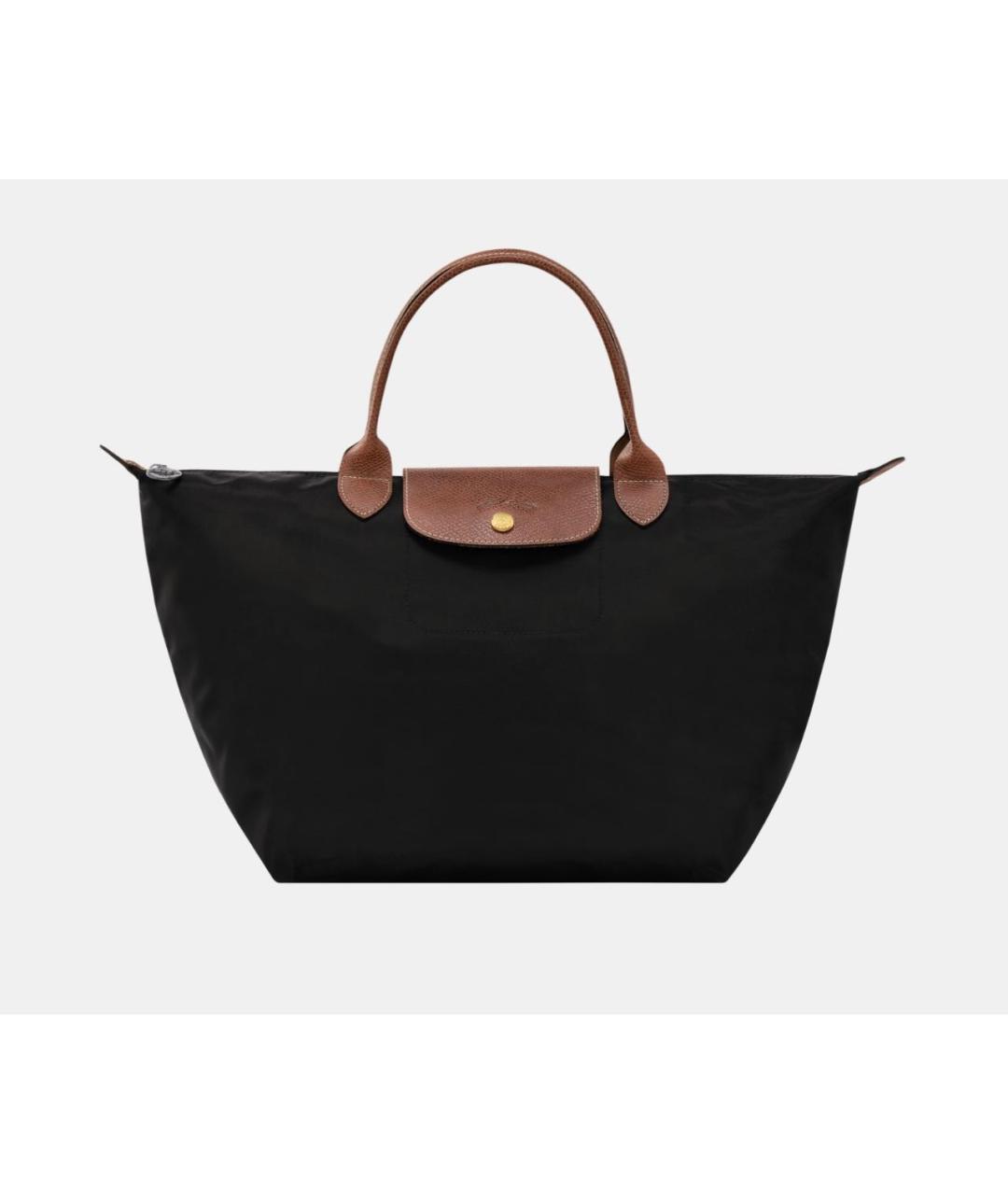 LONGCHAMP Черная сумка тоут, фото 6