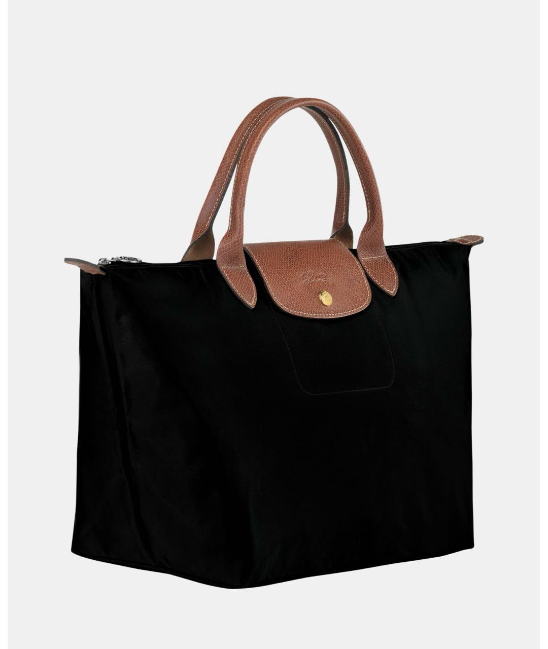 LONGCHAMP Черная сумка тоут, фото 2