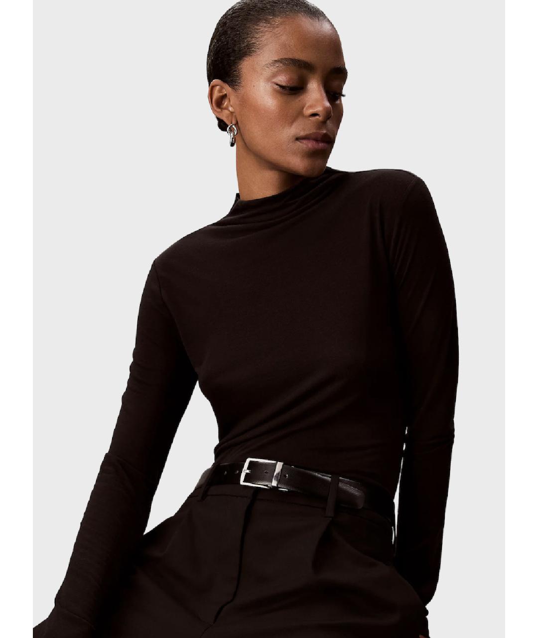 CALVIN KLEIN Черная футболка, фото 3