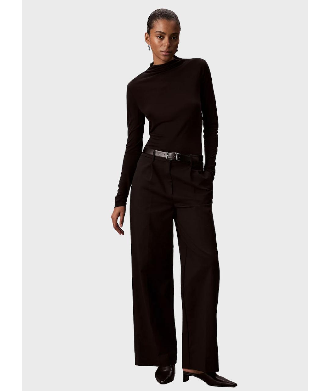 CALVIN KLEIN Черная футболка, фото 4