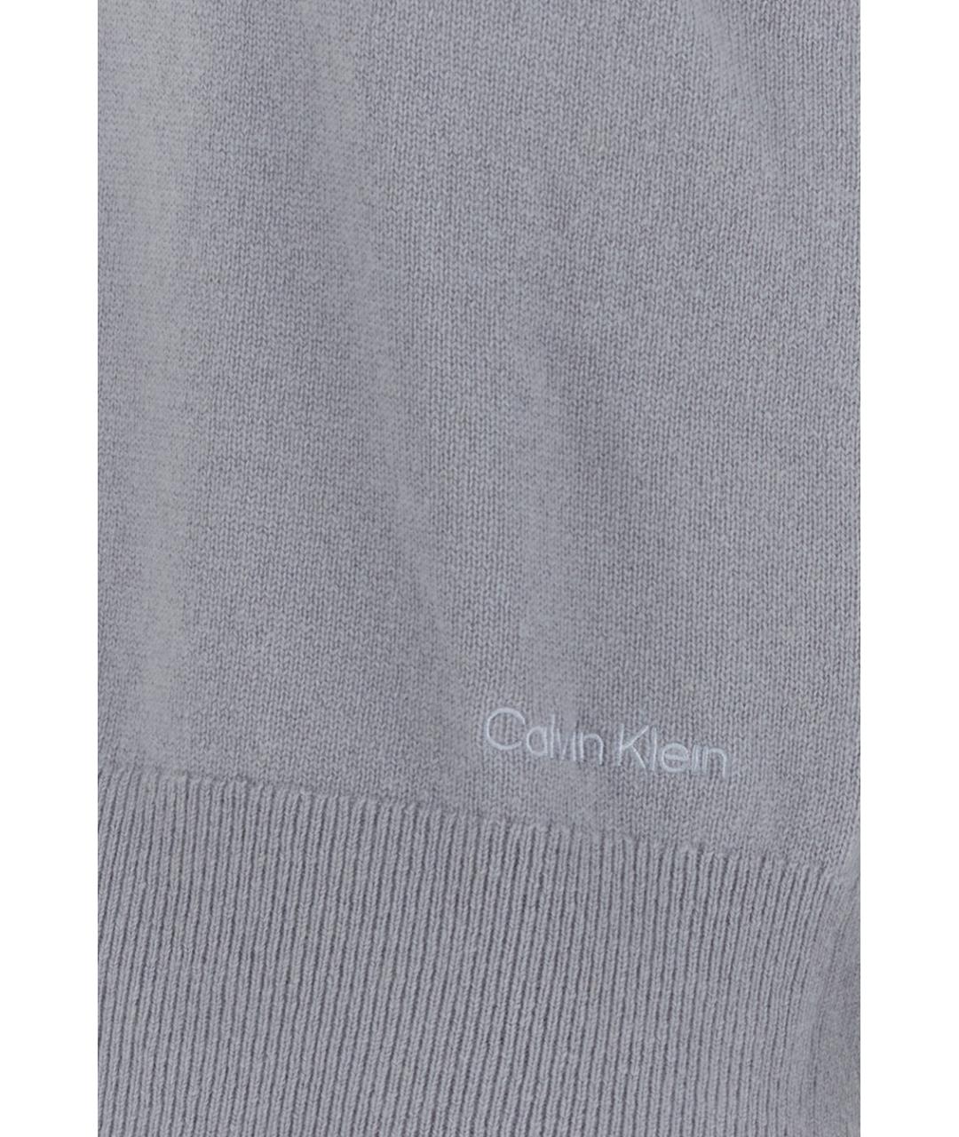 CALVIN KLEIN Серая кашемировая блузы, фото 3