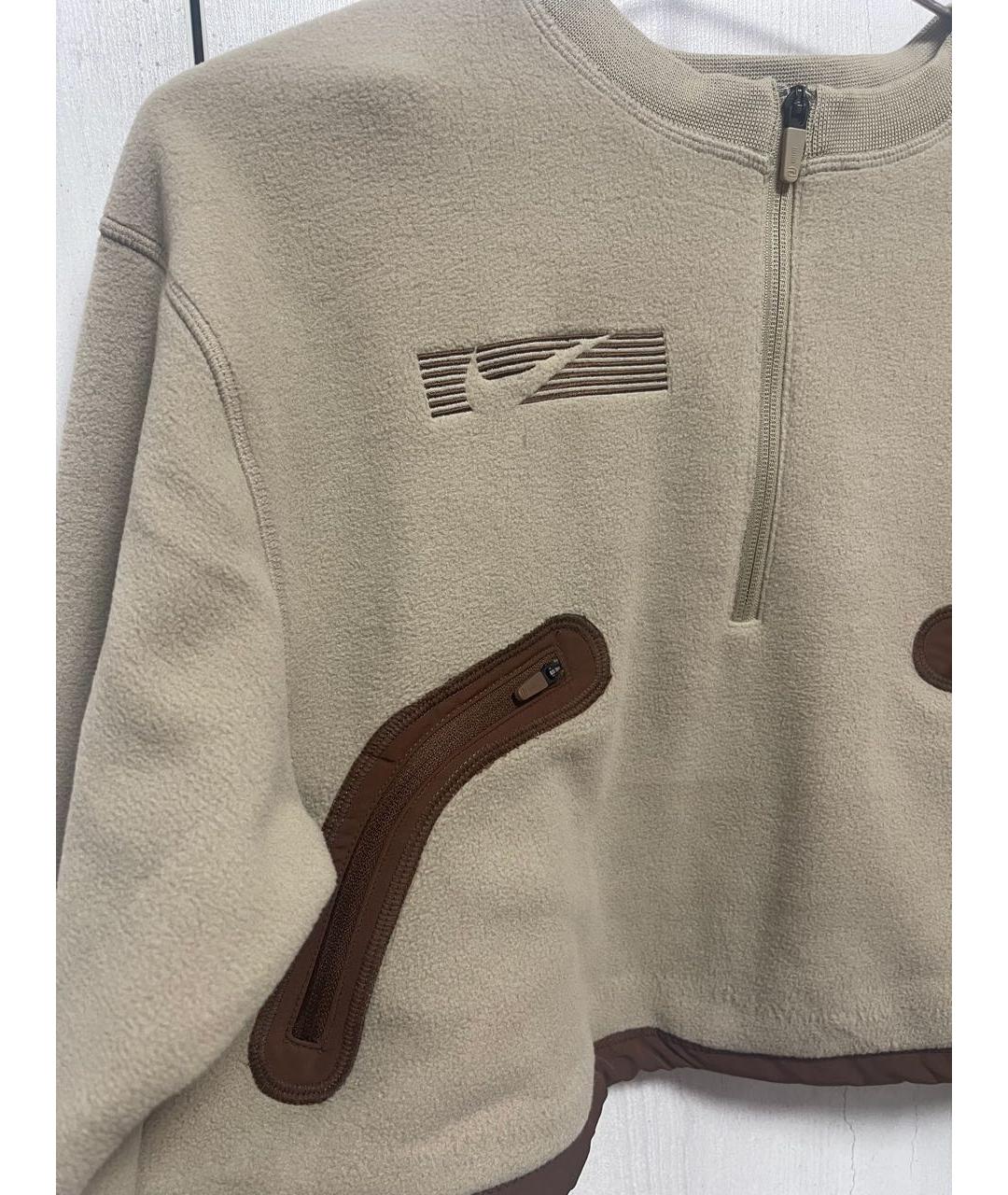 NIKE Бежевый полиэстеровый джемпер / свитер, фото 2