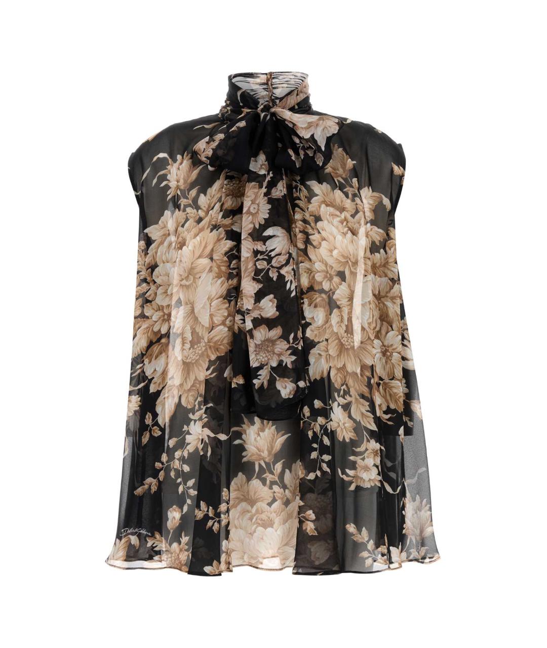 DOLCE&GABBANA Мульти шелковая рубашка, фото 1