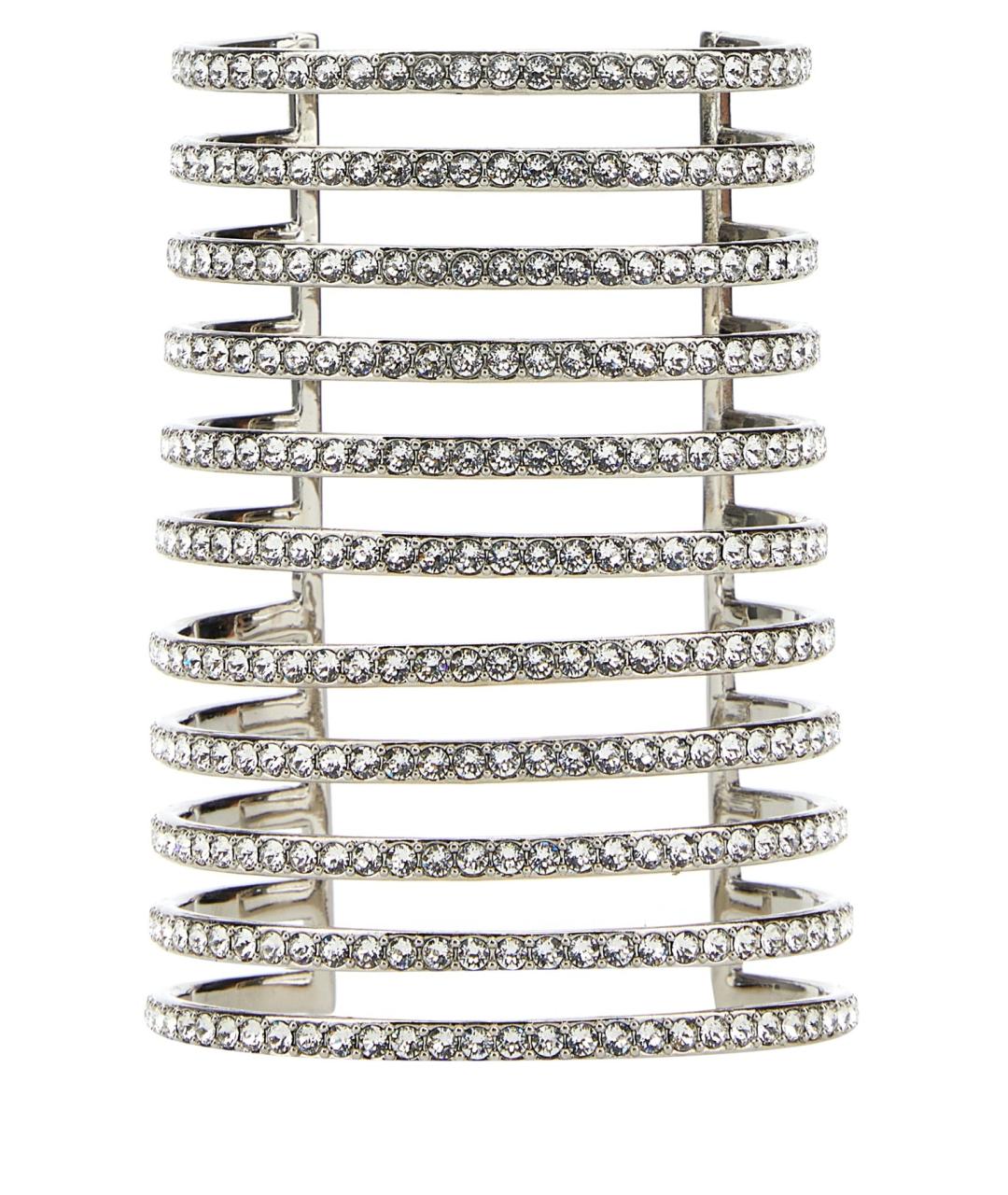 Amina Muaddi Серебрянный браслет, фото 1