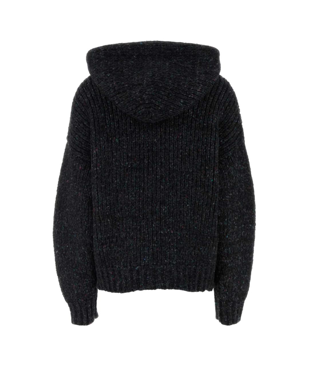 ALEXANDER WANG Черная шерстяная футболка, фото 1