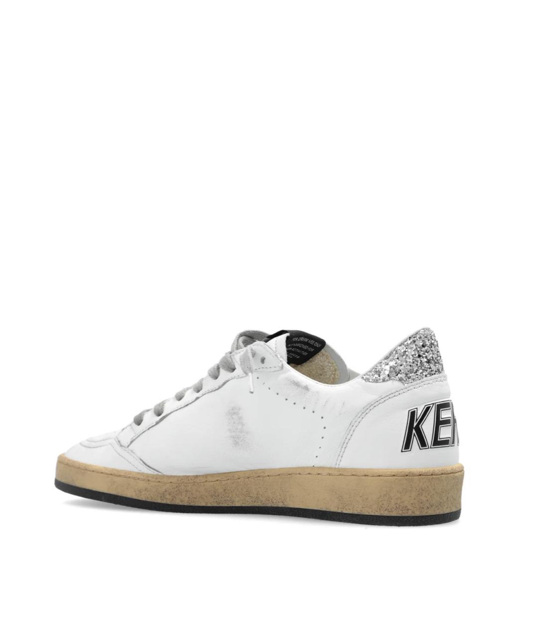 GOLDEN GOOSE DELUXE BRAND Белые кожаные кроссовки, фото 3