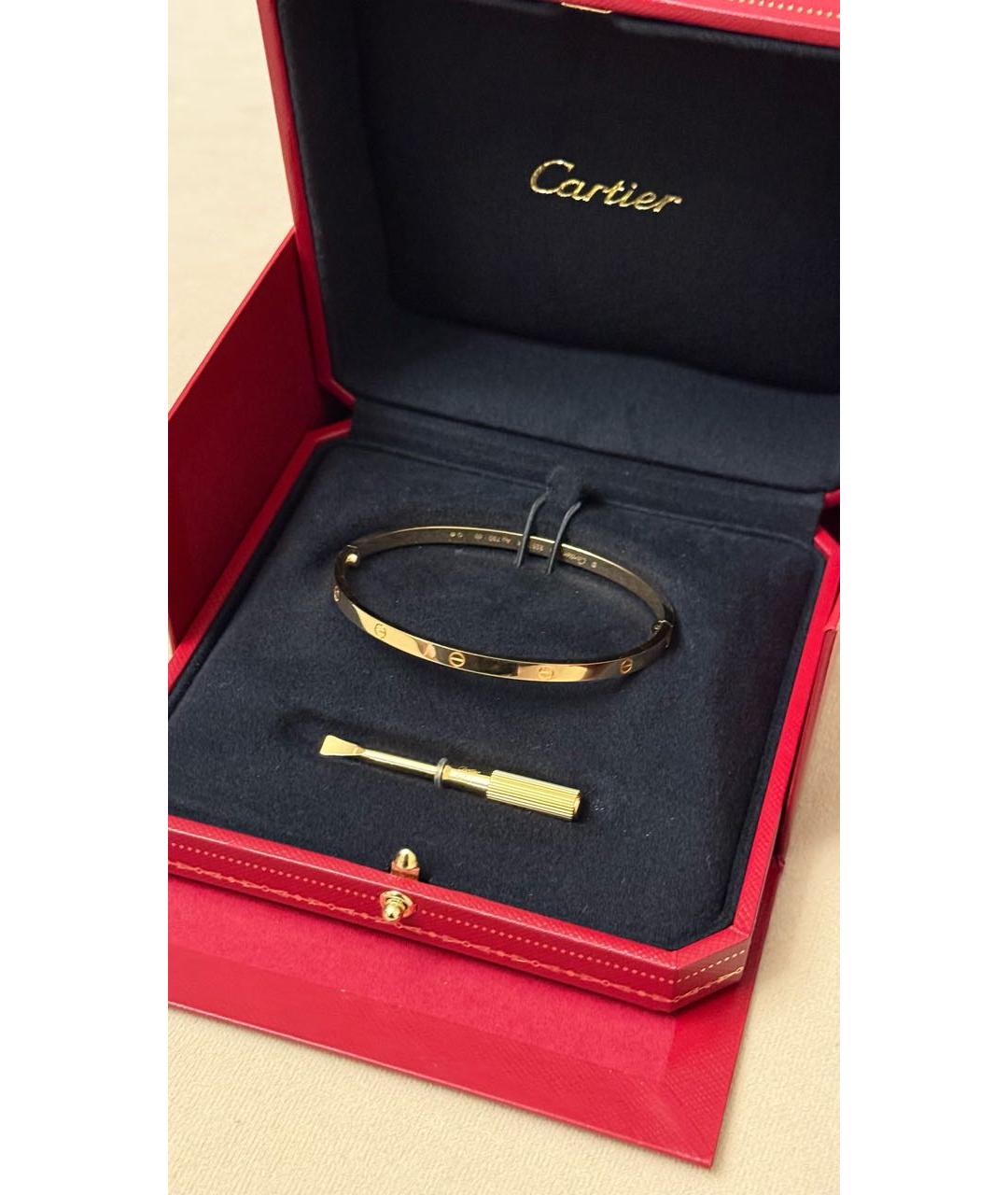 CARTIER Золотой браслет из желтого золота, фото 2