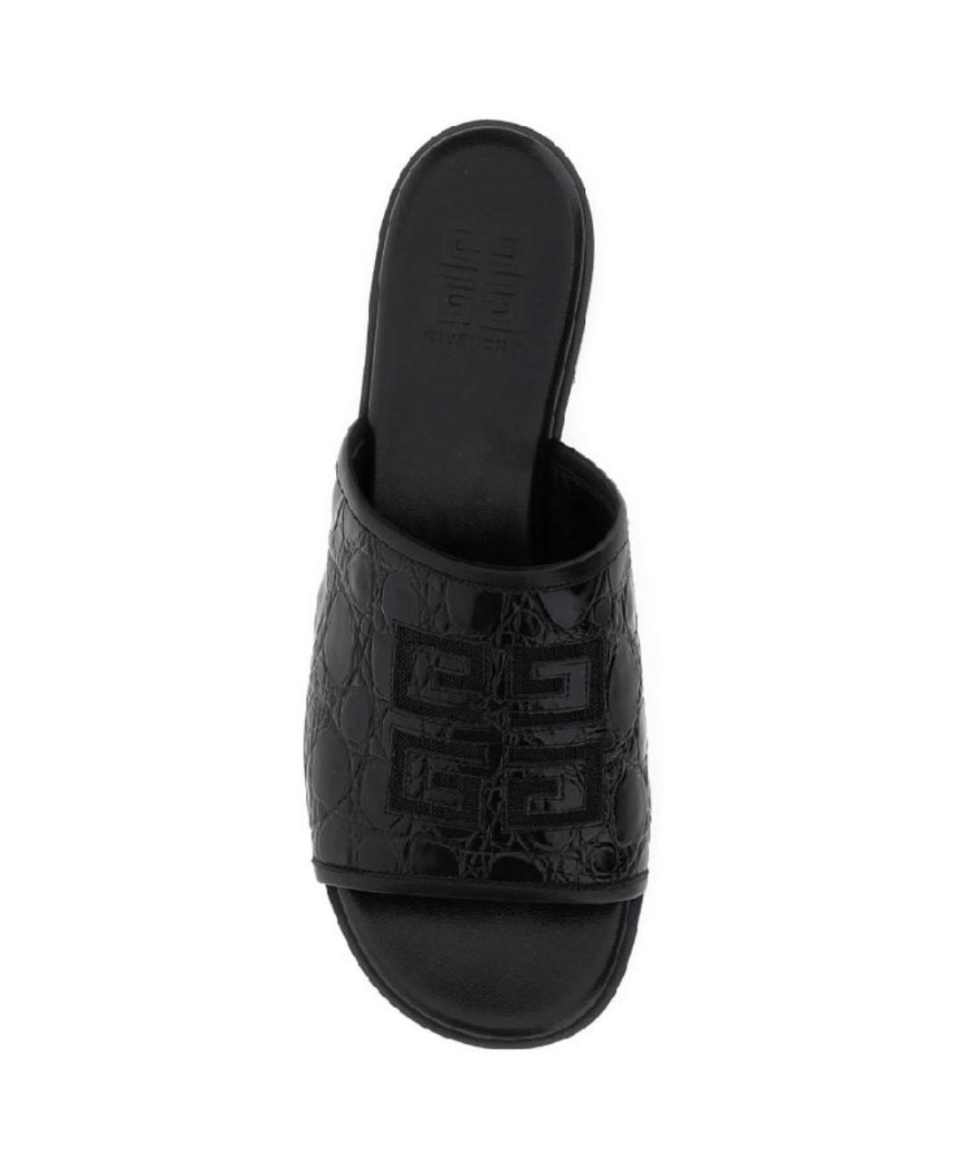 GIVENCHY Черные кожаные мюли, фото 3