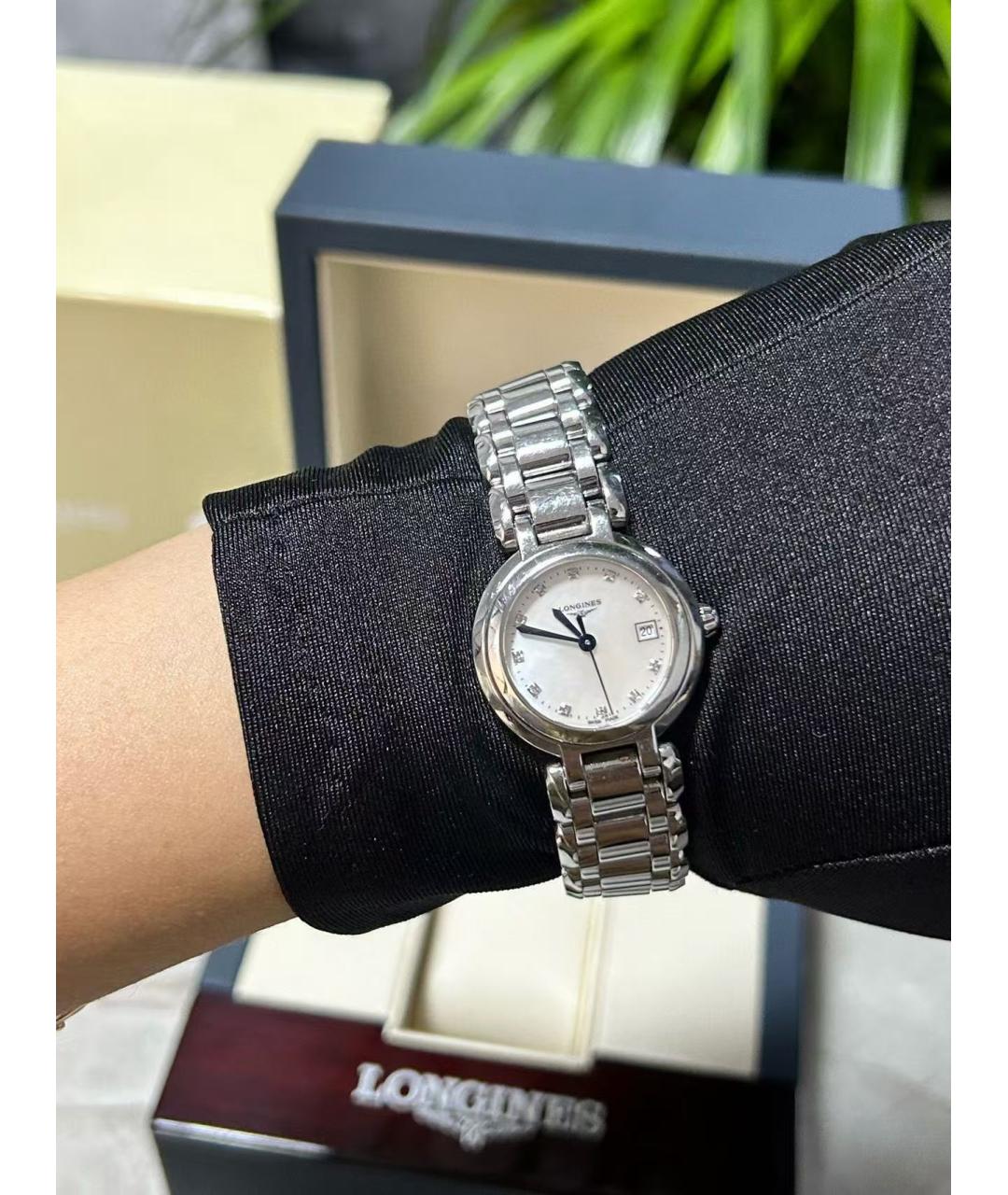 LONGINES Серебряные металлические часы, фото 5