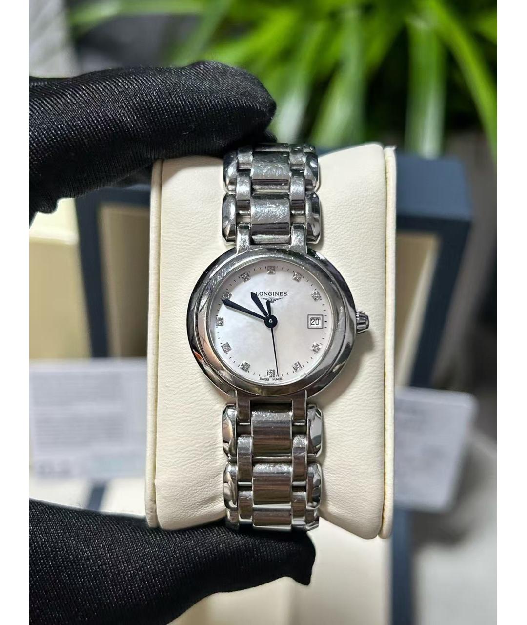 LONGINES Серебряные металлические часы, фото 3