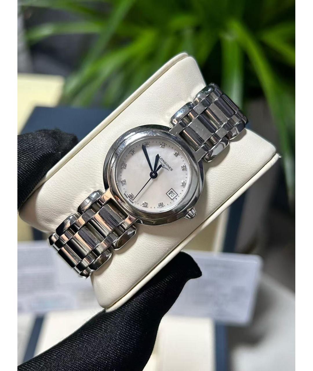 LONGINES Серебряные металлические часы, фото 4