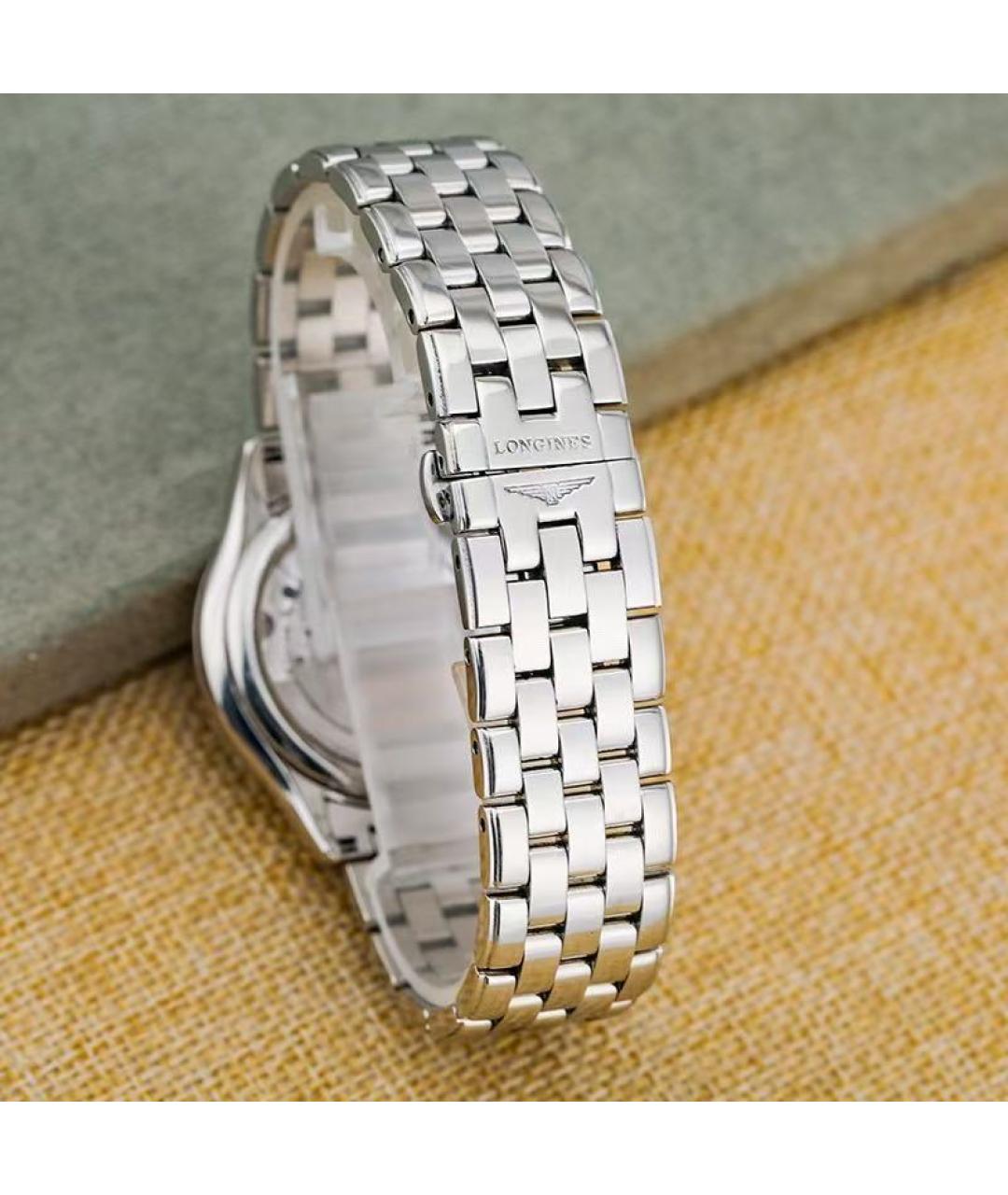 LONGINES Серебряные серебряные часы, фото 4