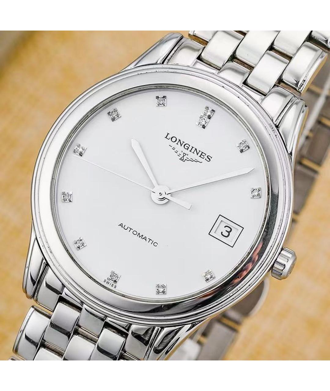LONGINES Серебряные серебряные часы, фото 5