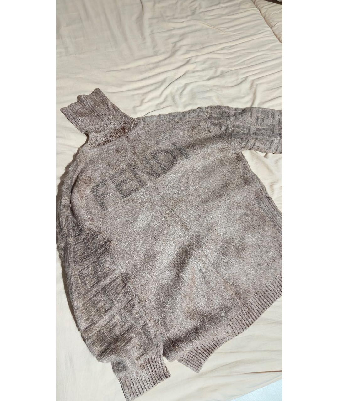 FENDI Бежевая водолазка, фото 8