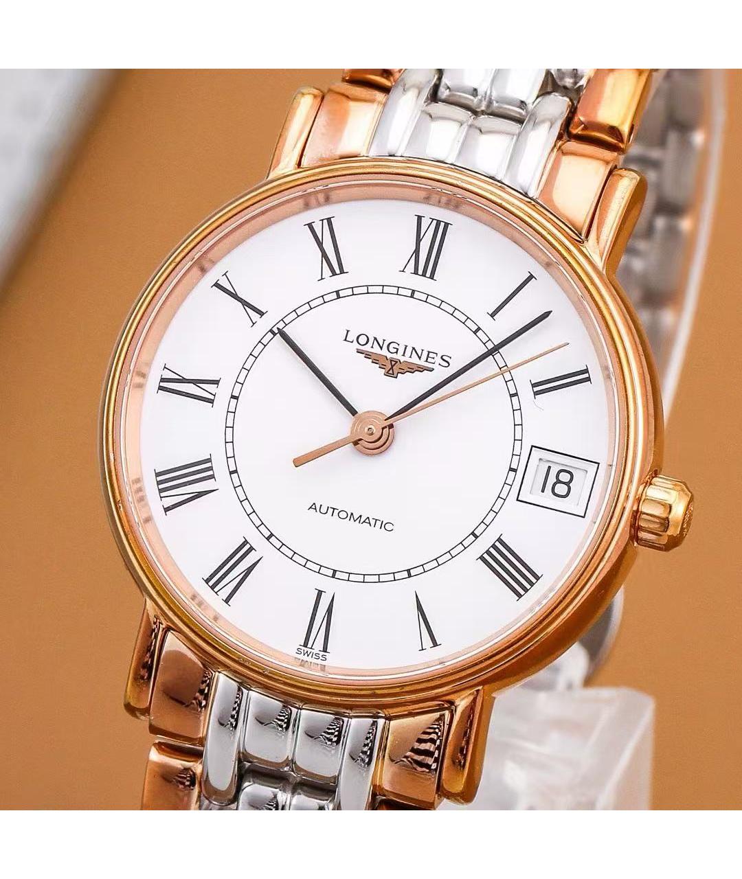 LONGINES Серебряные металлические часы, фото 4