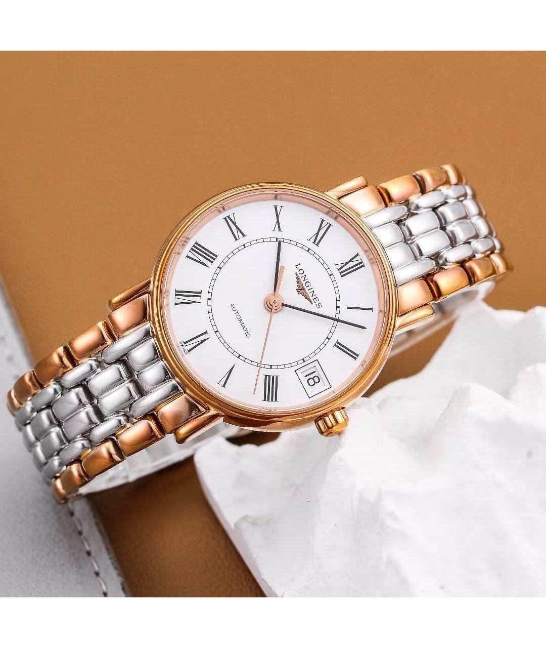 LONGINES Серебряные металлические часы, фото 3