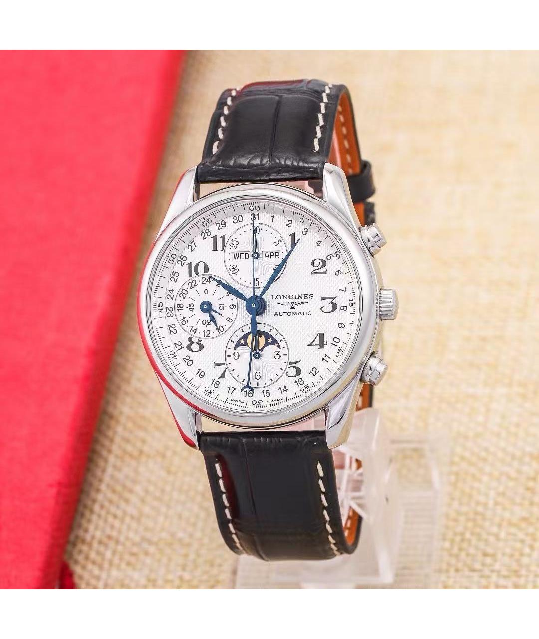 LONGINES Серебряные стальные часы, фото 2