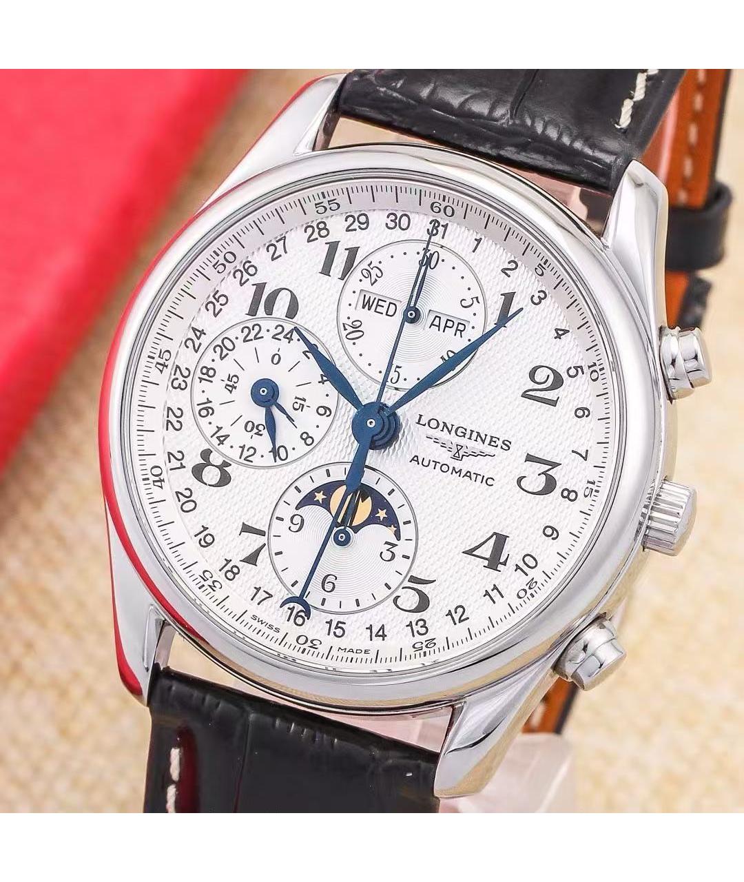 LONGINES Серебряные стальные часы, фото 4
