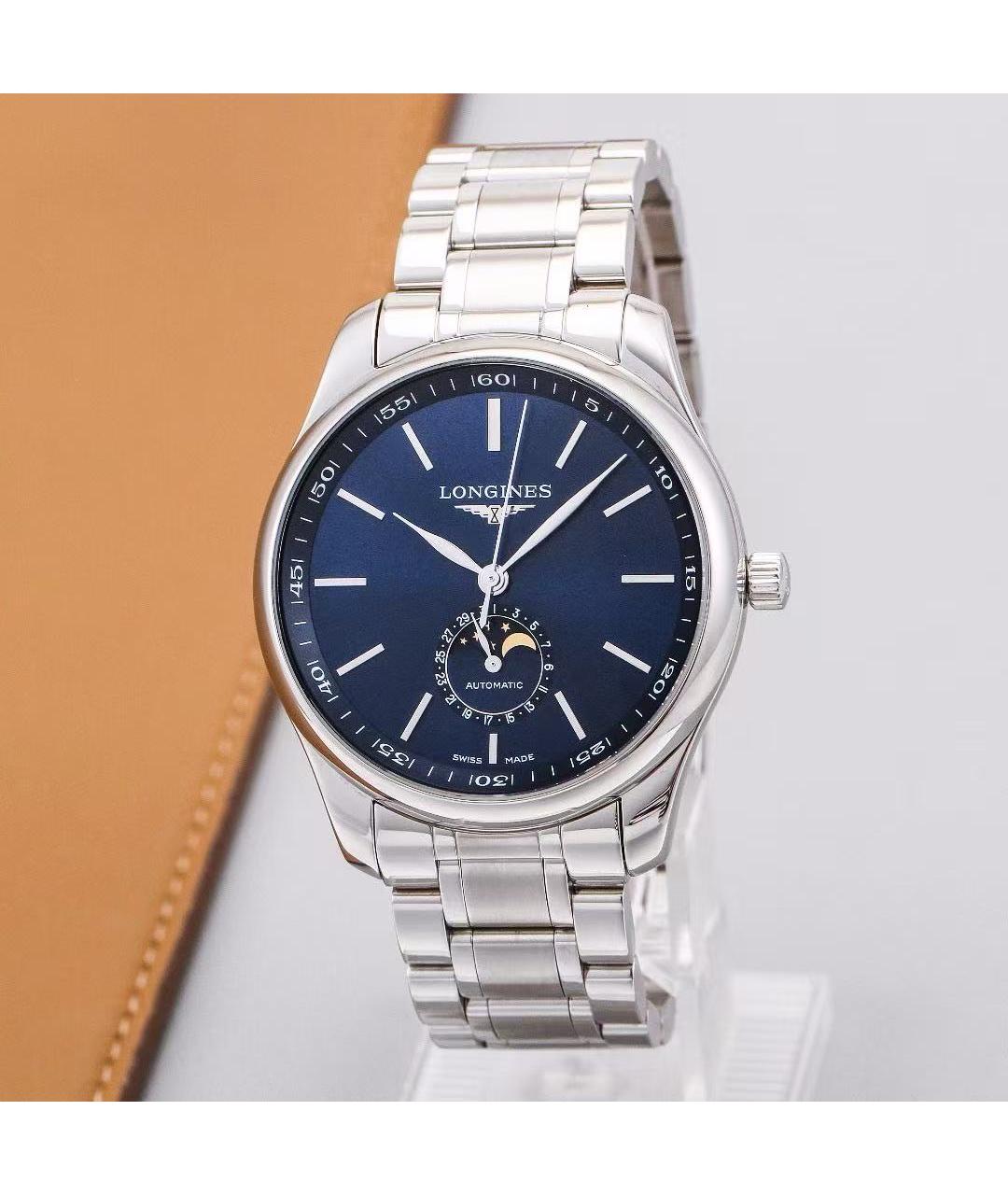 LONGINES Серебряные стальные часы, фото 2