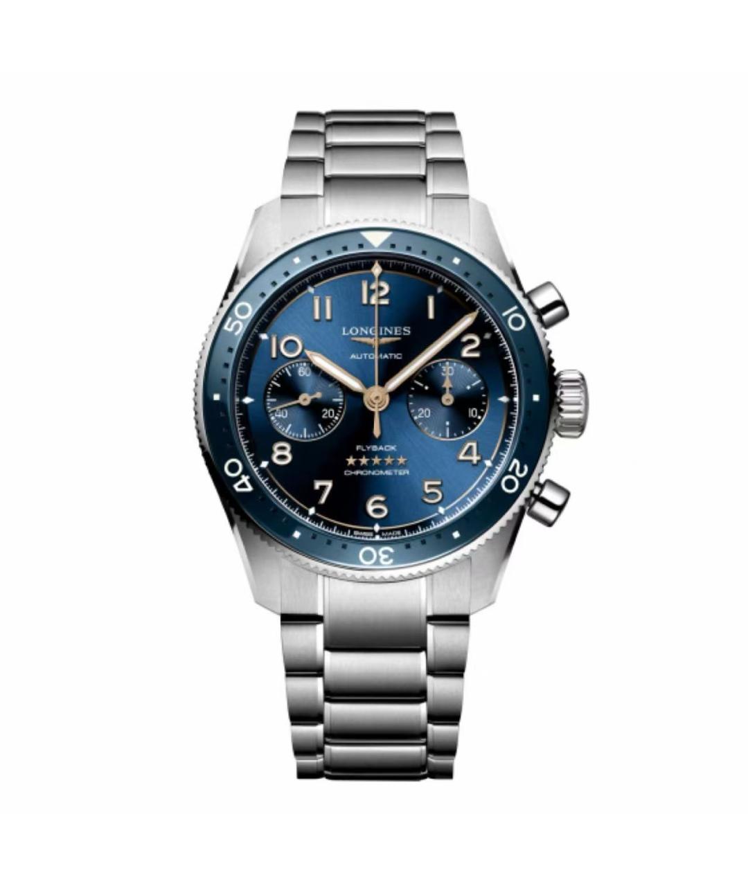 LONGINES Серебряные стальные часы, фото 1