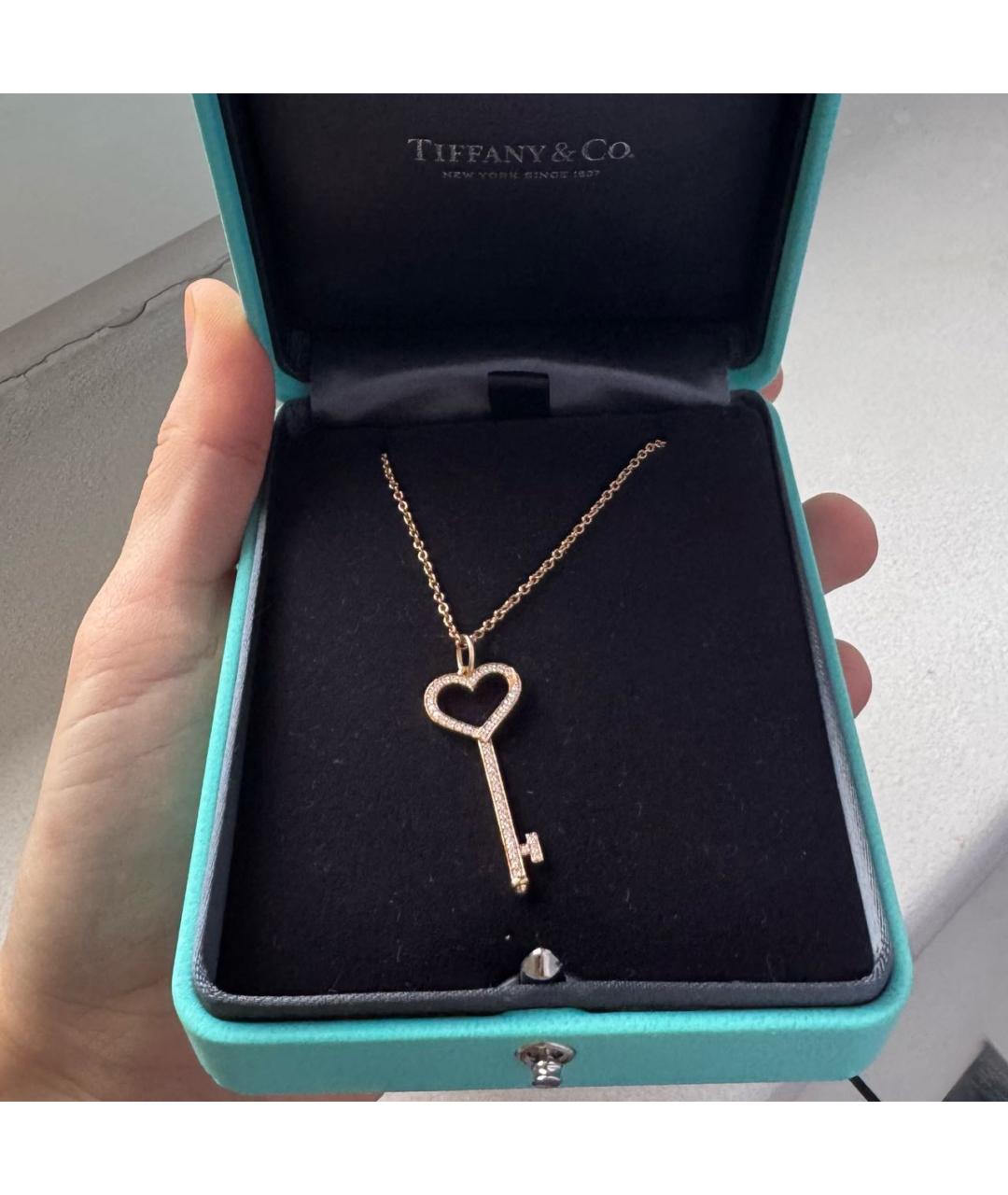 TIFFANY&CO Золотая подвеска из розового золота, фото 3