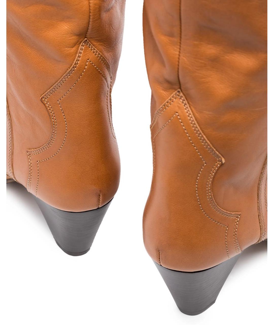 ISABEL MARANT Кожаные ботфорты, фото 4