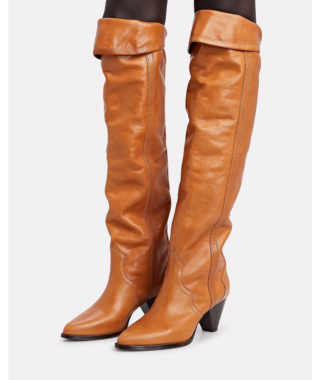 ISABEL MARANT Кожаные ботфорты, фото 3