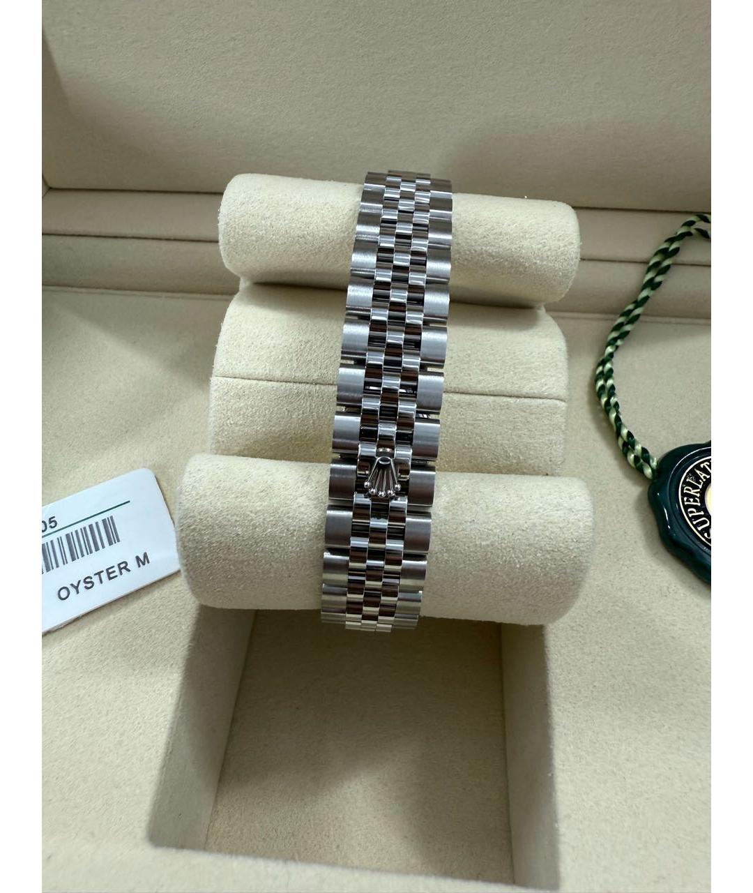 ROLEX Серебряные металлические часы, фото 4