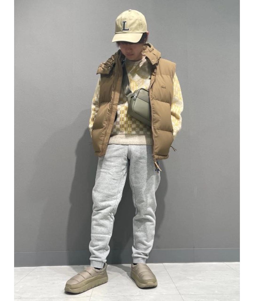 LACOSTE Бежевые низкие кроссовки / кеды, фото 7