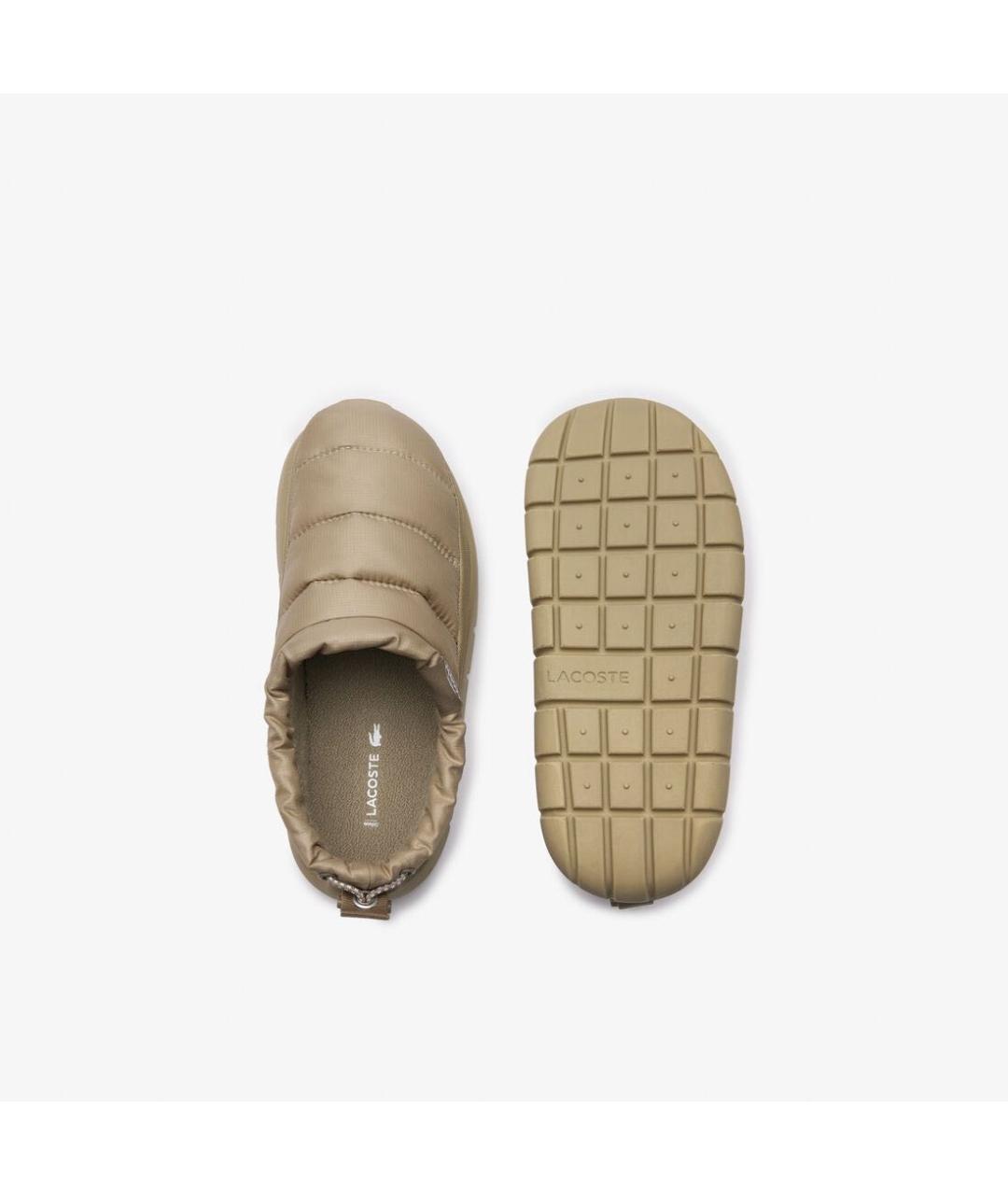 LACOSTE Бежевые низкие кроссовки / кеды, фото 3