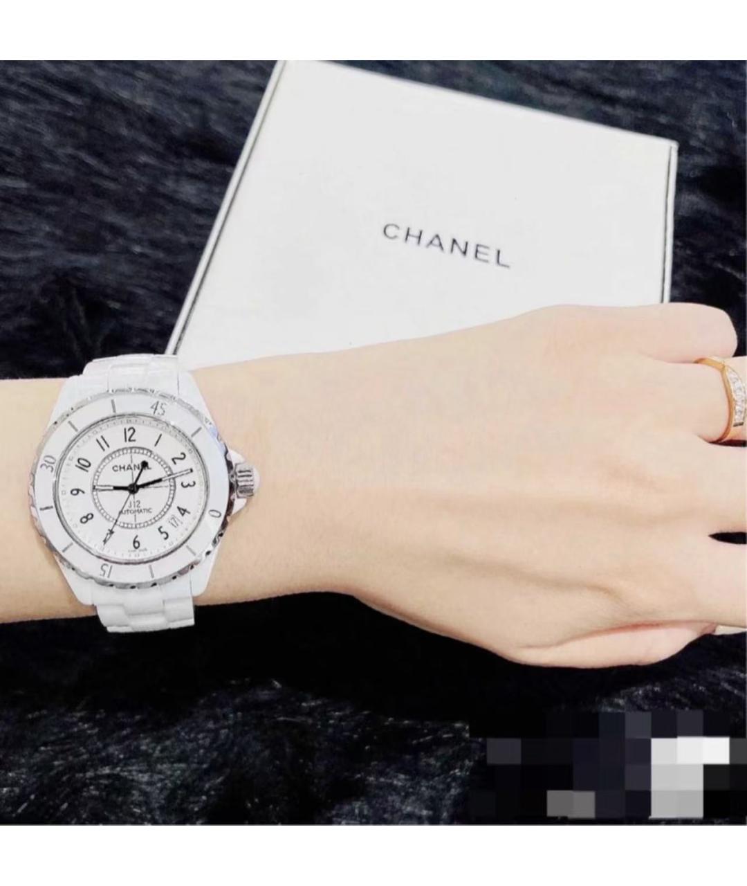 CHANEL Белые часы, фото 6
