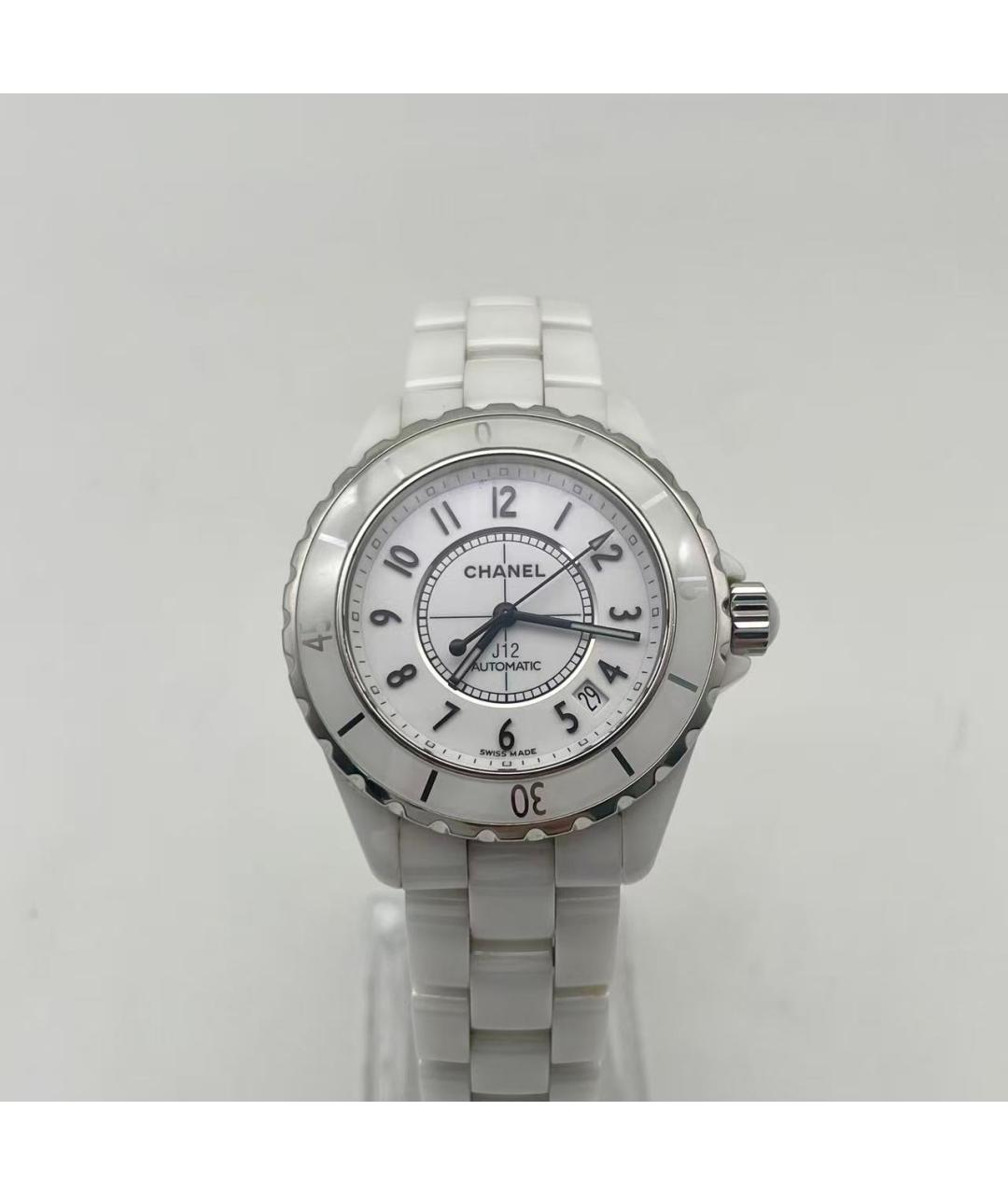 CHANEL Белые часы, фото 2